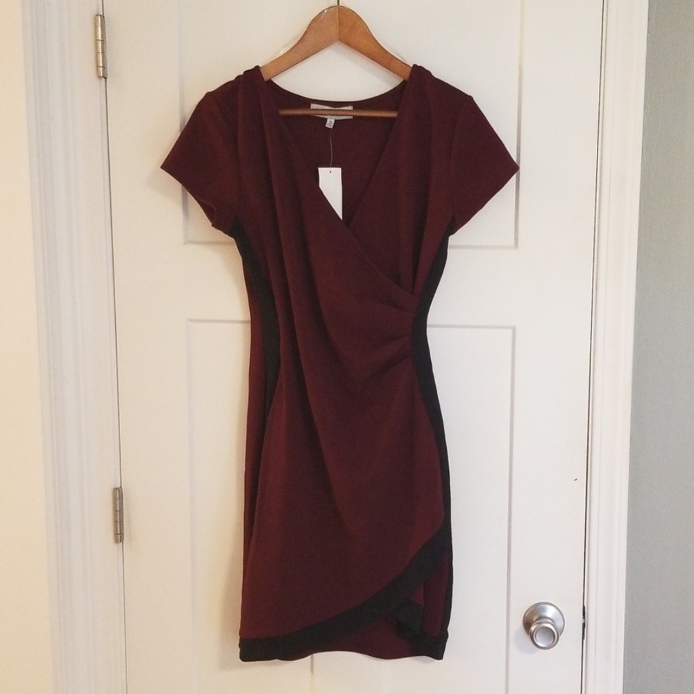 Maroon Mini Dress